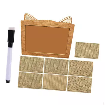 Деревянная копилка ручной работы с цифровым дисплеем для сбережений темно-коричневого