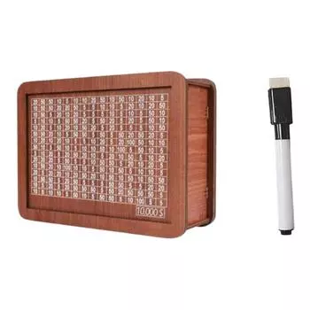 Деревянная копилка с целевым значением для денег, копилка со счетчиком для взрослых и детей 3000 Euros