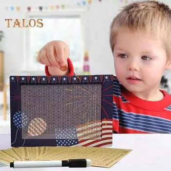 Деревянная копилка с флагом США и счетчиком, патриотическая копилка, контейнер для монет и денег, для детей и взрослых, кейс для сбережений денег A