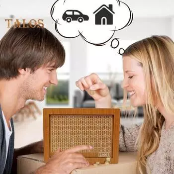 Деревянная копилка со счетчиком, большая емкость, копилка, контейнер для монет, денег, для детей и взрослых, кейс для экономии денег, рождественский подарок XL