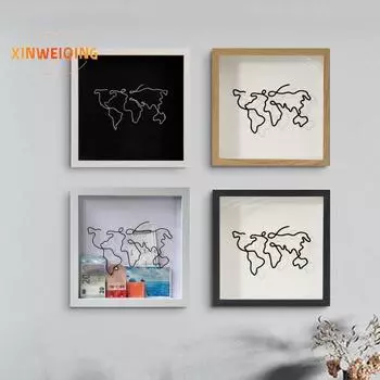 Деревянная коробка для билетов, большая вместимость, гладкий край, без заусенцев, прозрачная рамка витрины, коробка для сбора путешествий, украшение стола B