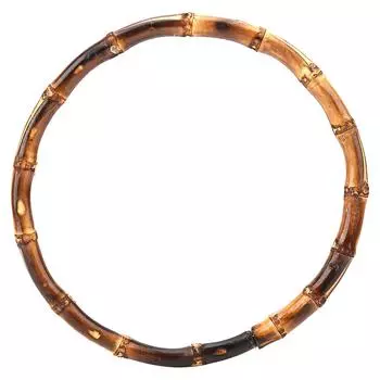 Деревянная круглая бамбуковая ручка для сумочки ручной работы, сумочки, аксессуары для сумок своими руками