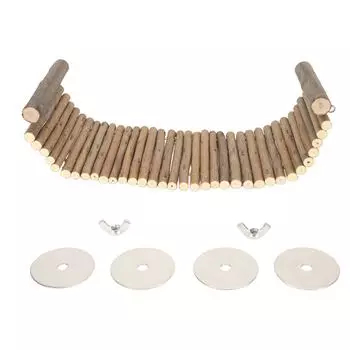 Деревянная лестница мост платформа игрушка гибкая интересная шиншилла подвесной мост хомяк