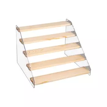 Деревянная лестница, витрина, столешница, шкафы, органайзер, стойка для игрушек, косметики, кухонных специй