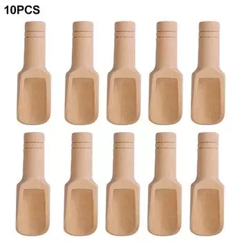 Деревянная ложка для конфет, специй, соли, сахара, ложки 2,4x7,8 см