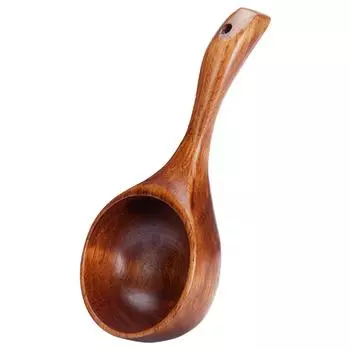 Деревянная ложка для воды Многоцелевая деревянная ложка-черпак, ковш, кухонная утварь