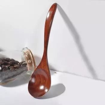 Деревянная ложка, вилка, бамбук, кухонная утварь, посуда, суп-чайная ложка коричневый