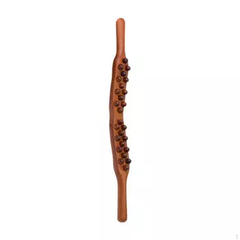 Деревянная массажная роликовая палочка, массажер для тела, дренажный массажер, легкая ручная палочка гуаша с