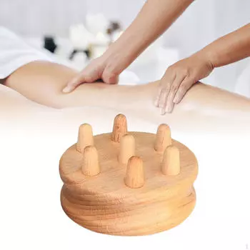 Деревянная массажная щетка для тела, массажер, инструмент для расслабления мышц, ручные деревянные инструменты для