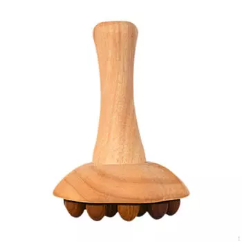 Деревянная массажная щетка Гуаша соскребающая с 16 шариками портативный многофункциональный массажер инструмент