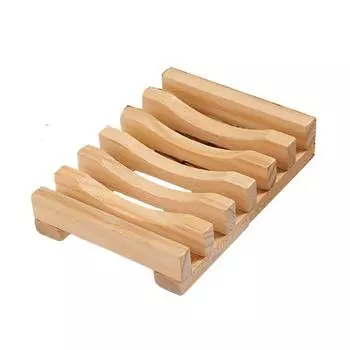 Деревянная мыльница бытовая ванная комната ручной работы деревянная сушилка сушилка мыльница Портативные мыльницы Товары для ванной комнаты