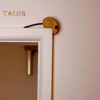 Деревянная накладка на дверь в виде мыши, абстрактная крыса, украшение на дверную рамку, двухсторонняя накладка на дверь в виде мыши, для домашнего офиса, фоторамка, декор окна 1pc