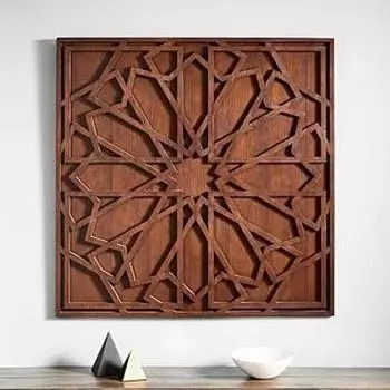 Деревянная настенная панель 60,96 см, настенная деревянная тюрьма для домашнего декора, настенное искусство ручной работы, украшение панели с настенным орнаментом