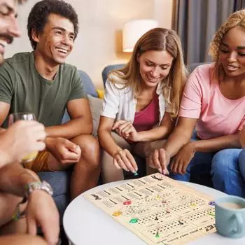 Деревянная настольная игра в кости для гольфа, набор для гольфа, друзей, детей, портативный лоток для гольфа с паттинг-грином для дома, путешествий, кемпинга 2 Sets