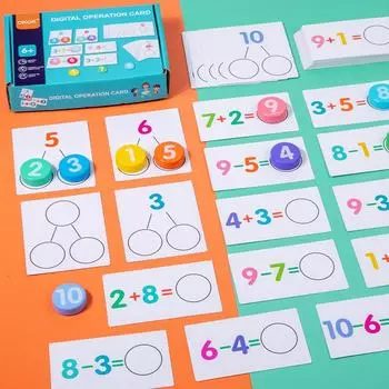 Детские деревянные игрушки для обучения математике: Сложение и вычитание: когнитивное соответствие для раннего образования