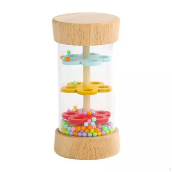 Деревянная палочка-дождевик Дождевик Мелкая моторика Сенсорные навыки Классические игрушки Монтессори Погремушка Шейкер