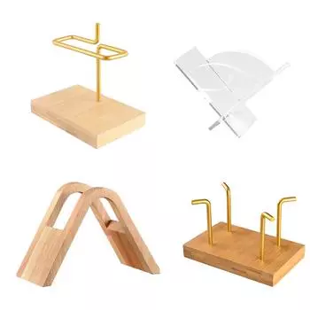 Деревянная подставка для фильтровальной бумаги Эстетическая подставка для хранения фильтровальной бумаги для домашнего кафе B