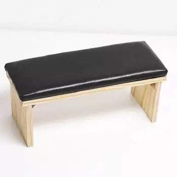 Деревянная подставка для гвоздей Aimood, черная, 1 шт.