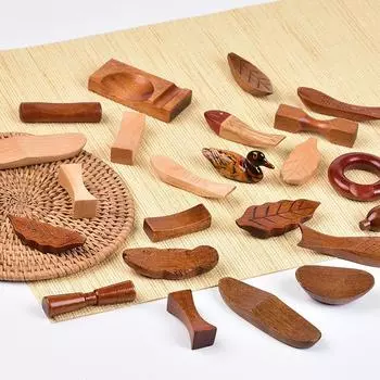 Деревянная подставка для хранения палочек для еды, ложка, вилка, креативная форма, кухонная утварь