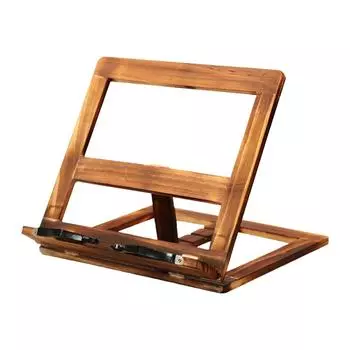 Деревянная подставка для книг со страничными скрепками, держателями для страниц, кухонный учебник