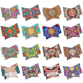 Деревянная подставка для книг в виде мандалы, бесконтактная подставка для самостоятельного художественного творчества, многофункциональная подставка для книг в форме креста, для журналов, учебников SJ001