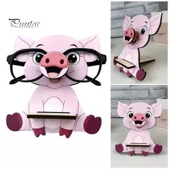 Деревянная подставка для очков в виде животных, стойка для хранения очков ручной работы, симпатичная подставка для очков в виде животных, стойка для солнцезащитных очков для дома Monkey