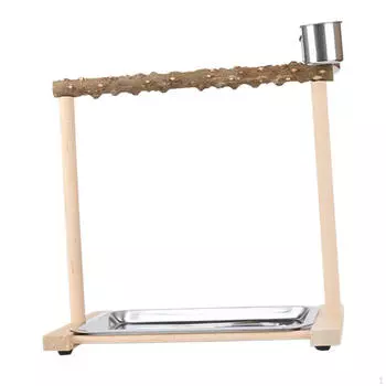 Деревянная подставка для попугая, качели, мостик, игрушки для укусов, лазание по лестнице, игрушка для птиц, тренажерный зал для