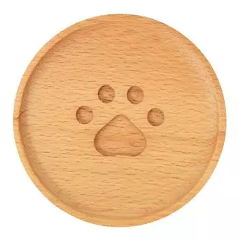 Деревянная подставка для чашки, предотвращающая скольжение, теплоизоляция, симпатичная круглая подставка для чашки чая, кружки кофе