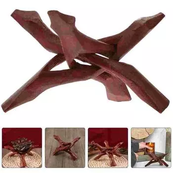 Деревянная подставка для ракушек Abalone, деревянный штатив, держатель для дисплея, сферическая деревянная подставка для дисплея, деревянный штатив, держатель для дисплея светло-коричневого