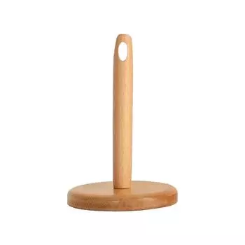 Деревянная подставка для рулонов туалетной бумаги с короткой палкой, декоративная настольная нескользящая подставка для хранения клубков пряжи, аксессуары
