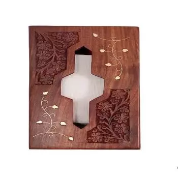 Деревянная подставка для салфеток ручной работы Элегантная деревянная подставка для салфеток, органайзер для салфеток