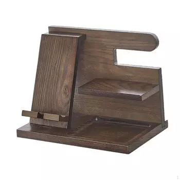Деревянная подставка для телефона, стойка для хранения, аксессуары на годовщину, портативный универсальный органайзер