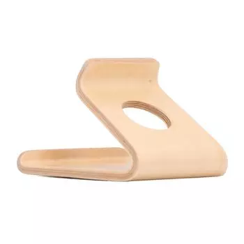 Деревянная подставка для телефона Водонепроницаемая Эргономичная Интегрированная Деревянная Подставка для Планшета с Нескользящей Подушечкой из ТПУ Легкая