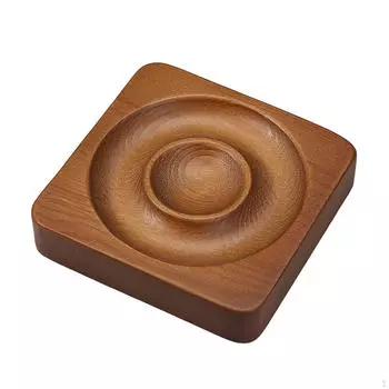 Деревянная подставка для ювелирных изделий ручной работы для браслетов и ожерелий Square