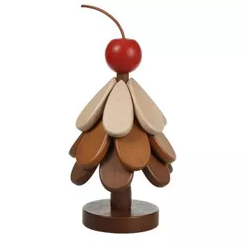 Деревянная подставка под горячее Рождественская елка – Термостойкая подставка под кастрюлю для обеденного стола и праздничного домашнего декора Apple 3 layers