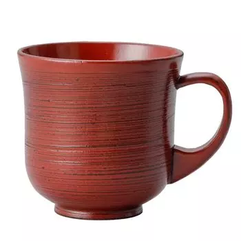 Деревянная японская японская японская японская кафе-модная кружка, милая, чашка, деревянная, зерно, легкая, для улицы, лакированная, лакированная, стильная, красный