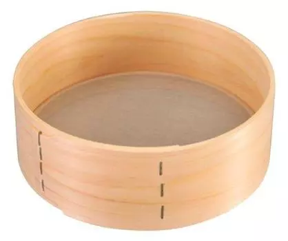 Деревянная рама, нержавеющая сталь, гречневая мука, 9 размер, мелкий помол (60 меш)