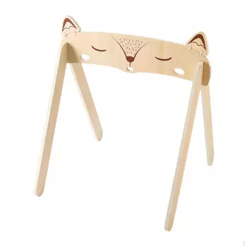 Деревянная рамка для детского спортзала, подставка для игрушек, декор, портативная стойка для развития младенцев
