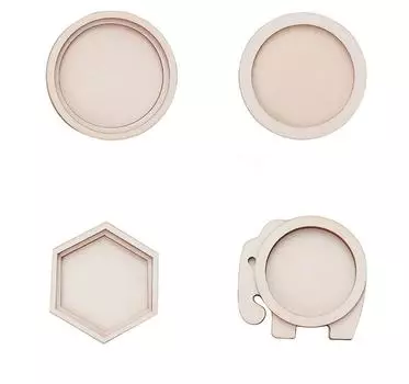 Деревянная рамка для вышивки в рамке, многоугольная рамка, 1 шт., аксессуары для наклеек на холодильник «сделай сам»