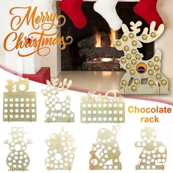 Деревянная рамка обратного отсчета, календарь, заметки, сувенирная карта, украшение дома, новогодний подарок