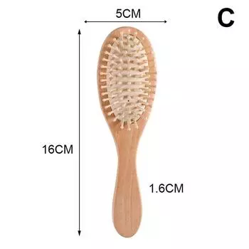 Деревянная расческа с воздушной подушкой Профессиональная массажная щетка для волос против выпадения Расческа для волос Расческа для ухода за кожей головы C