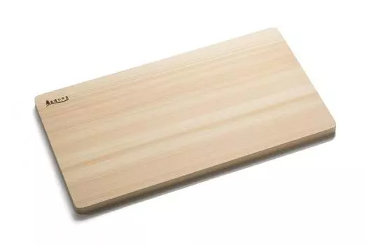 Деревянная разделочная доска Umezawa Tono, тонкая и 40 x 22 x толщина, изготовленная в Японии, хиноки, легкая, 1,5 см, бежевый