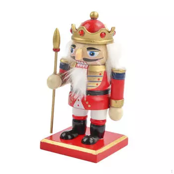 Деревянная рождественская фигурка 15,5 см, кукольная игрушка, статуя для вечеринки Style B