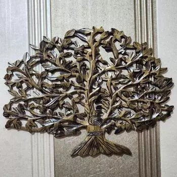 Деревянная рождественская настенная елка настенное искусство домашний декор 40.64см