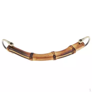 Деревянная ручка с застежкой-застежкой для сумки, швейные принадлежности Natural Color + Silver