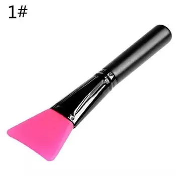 Деревянная ручка силиконовая кисть для маски для лица DIY косметическая кисть инструмент плоская головка палочка для кондиционирования маски для лица точечная фабричная оптовая a