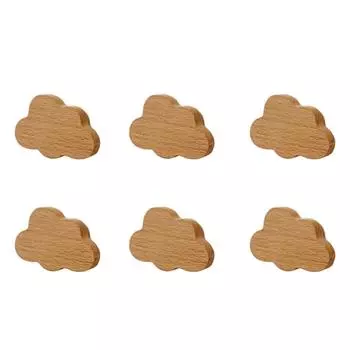 Деревянная ручка-скоба, универсальный стиль, простая установка, набор деревянных ручек для шкафа с винтами, стильный