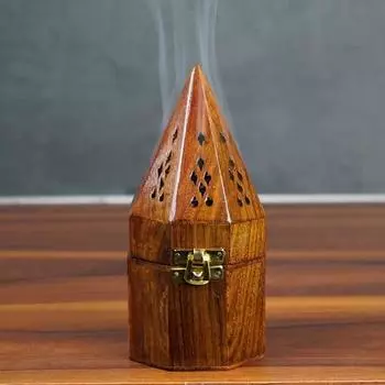 Деревянная шкатулка для благовоний и подставка для пепла Lobandan Agarbatti, декоративный держатель