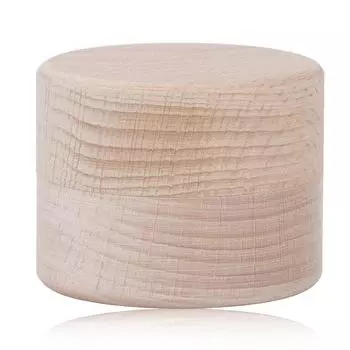 Деревянная шкатулка для колец из натурального бука, круглая, в стиле ретро, достаточно места, широкое применение, деревянная шкатулка для украшений