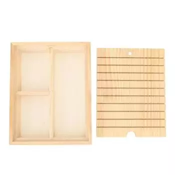 Деревянная шкатулка для рукоделия с крышкой, органайзер для швейных принадлежностей, контейнер для хранения игольных ниток